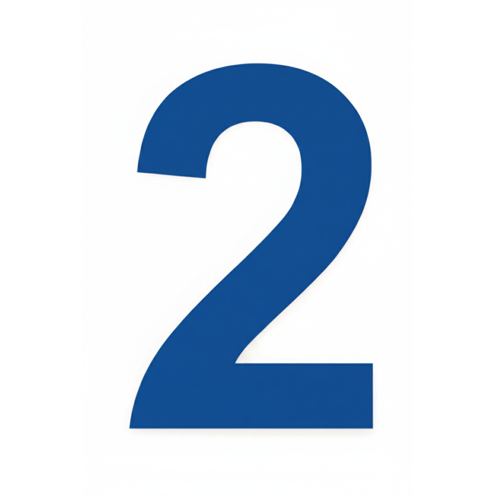 Zahlen LongLife Bodenmarkierung