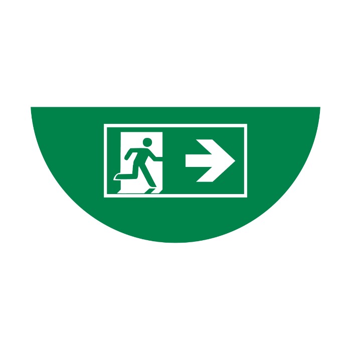 Bodenaufkleber Durchgang