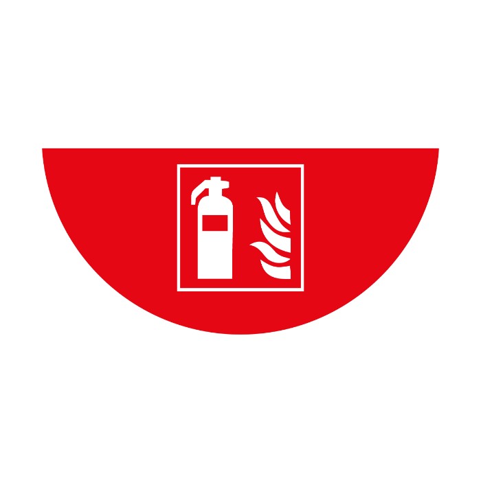 Bodenaufkleber Durchgang